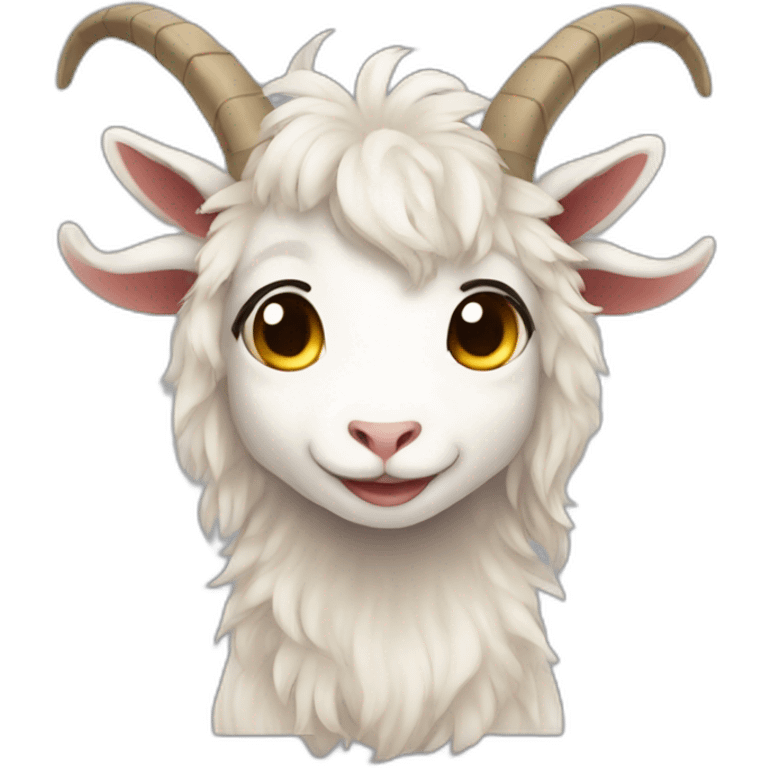 Anime Goat chibi emoji