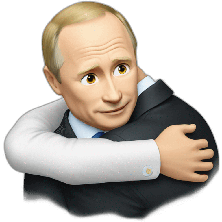 narutto hug putin emoji