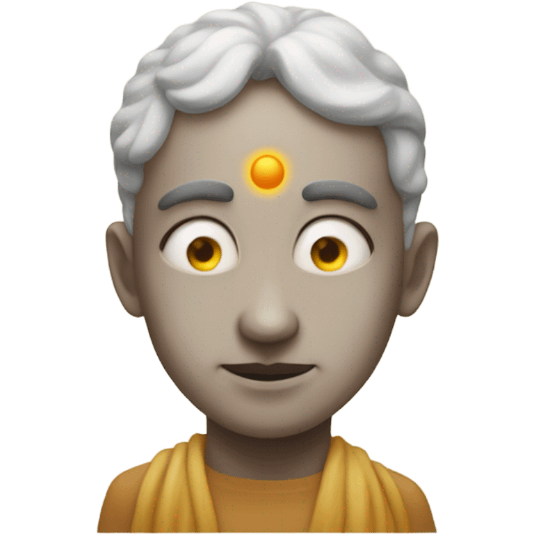 person with third eye open emoji