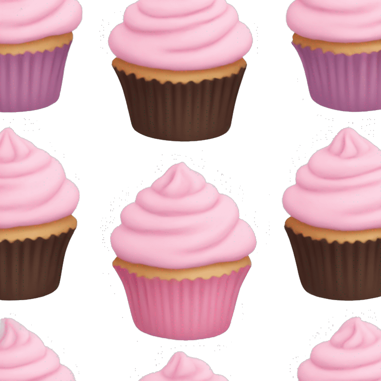 pastel pink cupcake emoji