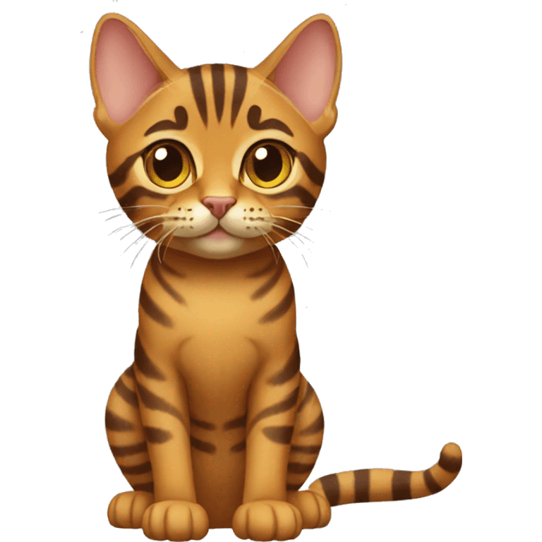 Toyger Cat Full Body emoji