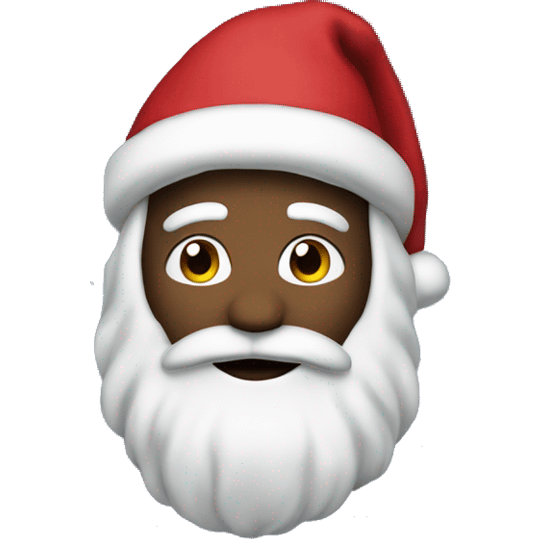 Santa in space emoji