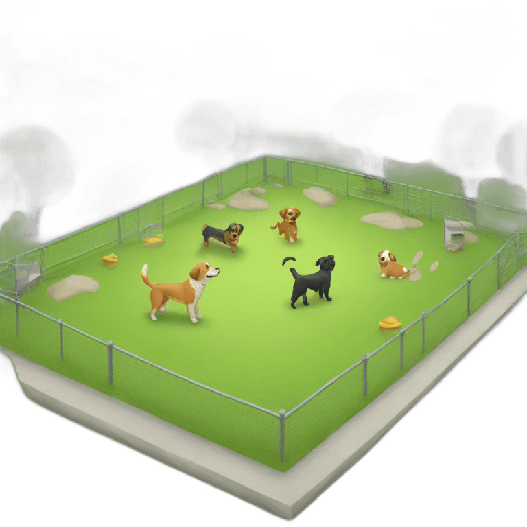 The dog park emoji