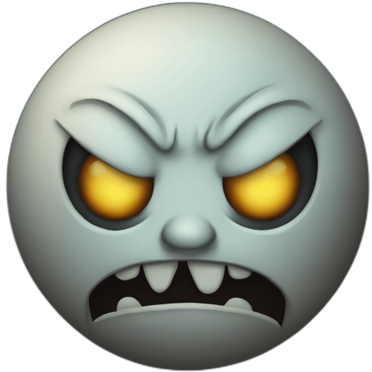 Evil moon emoji emoji