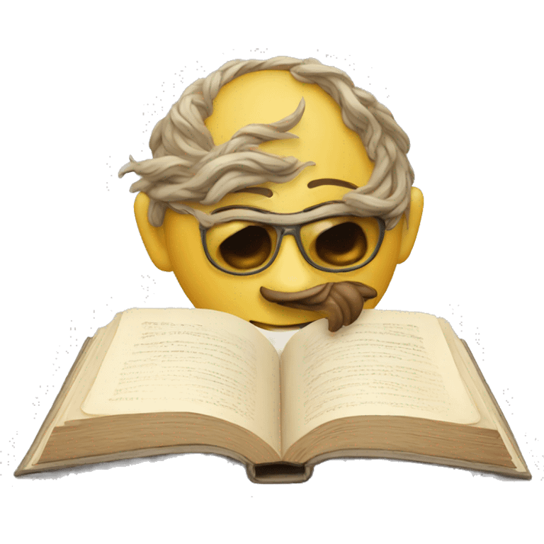 Crea un emoji de un libro sobre historia  emoji