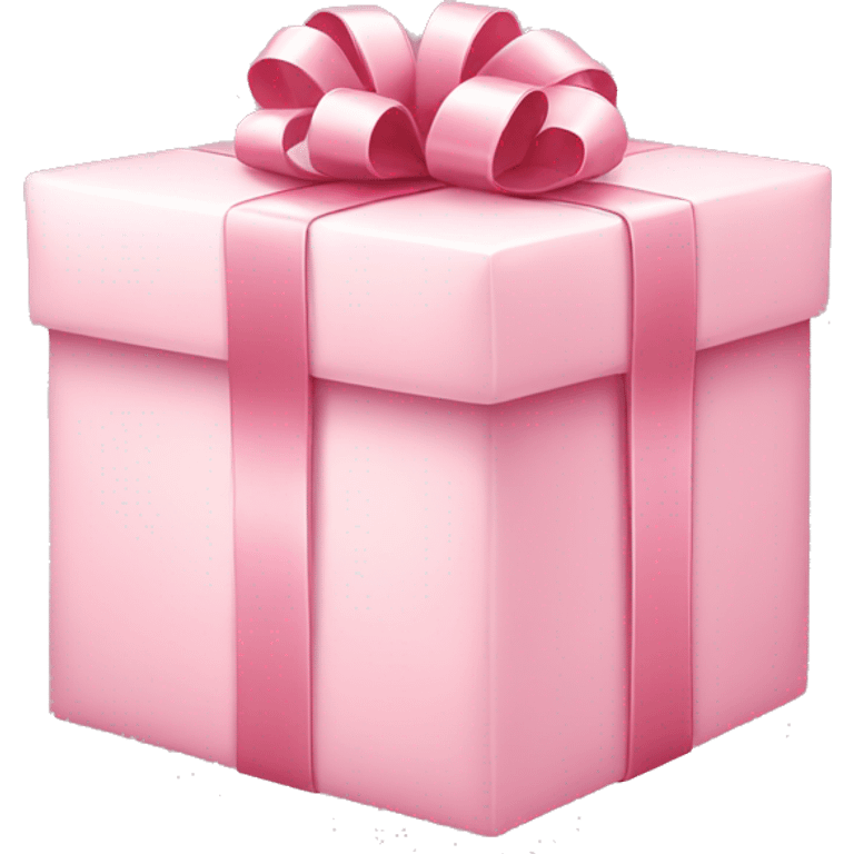 Light pink present emoji