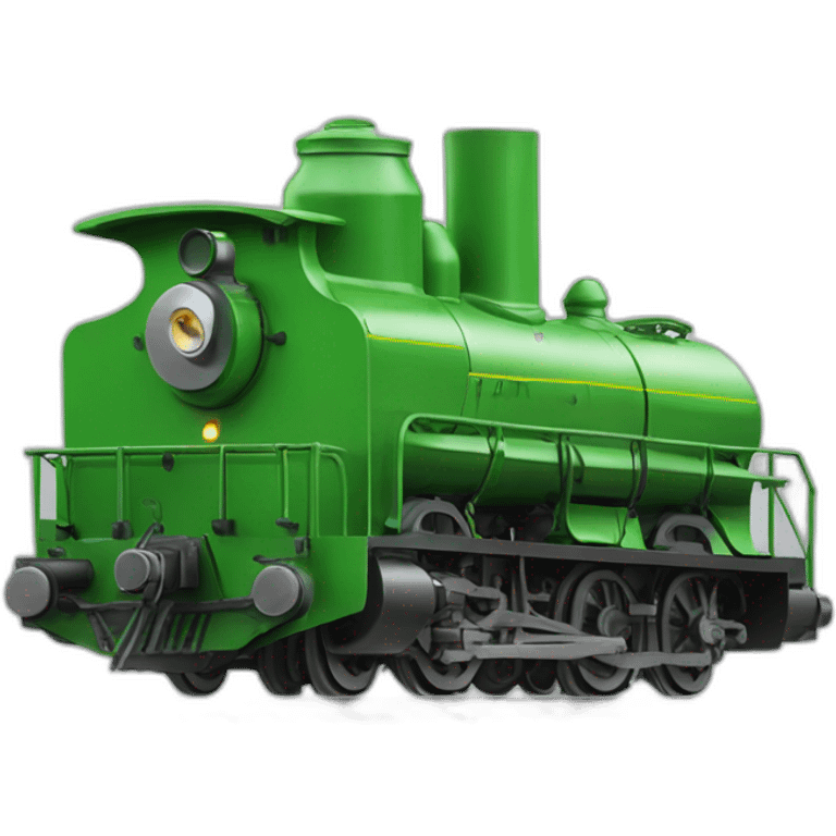 Locomotive verte emoji