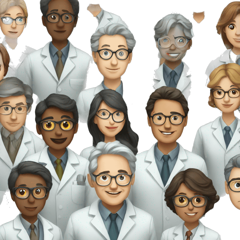 group of scientists emoji