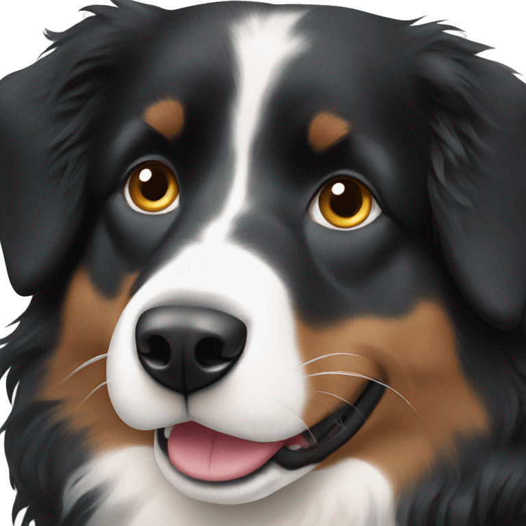 All black Australian shepherd  emoji