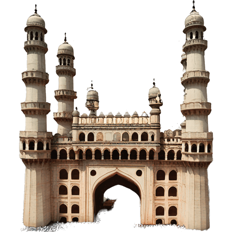 Charminar in indian flag emoji