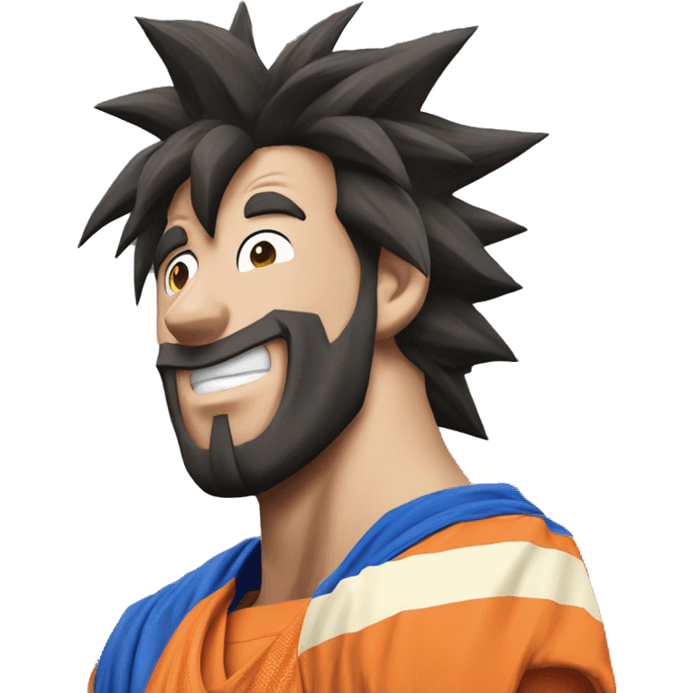 Goku con Messi emoji