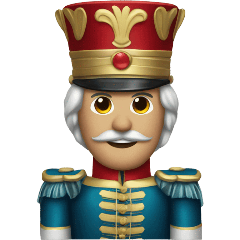 Red nutcracker emoji