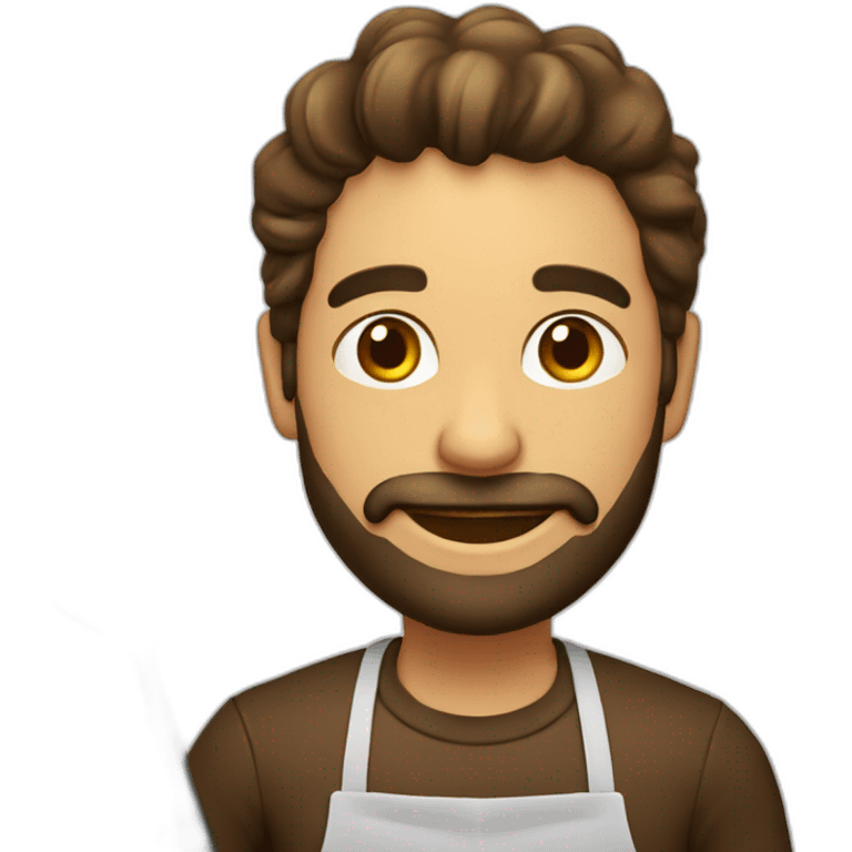 Cocinero con barba emoji