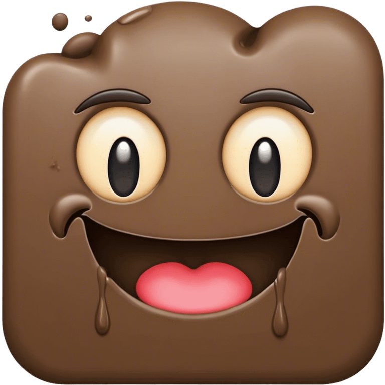 mud in style of ios emojis emoji