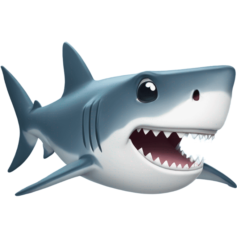 Shark smiling  emoji