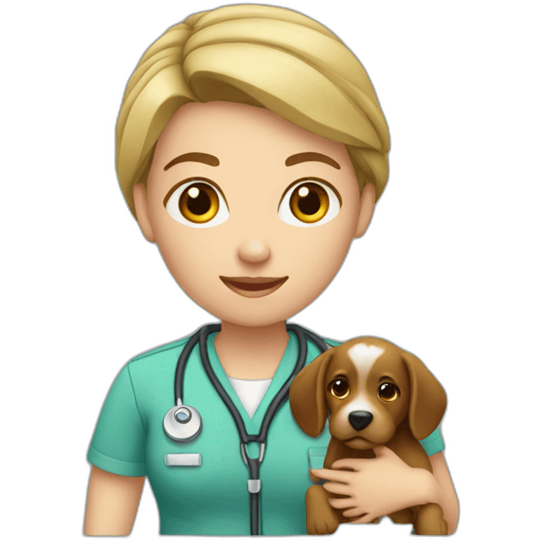 Vet girl emoji