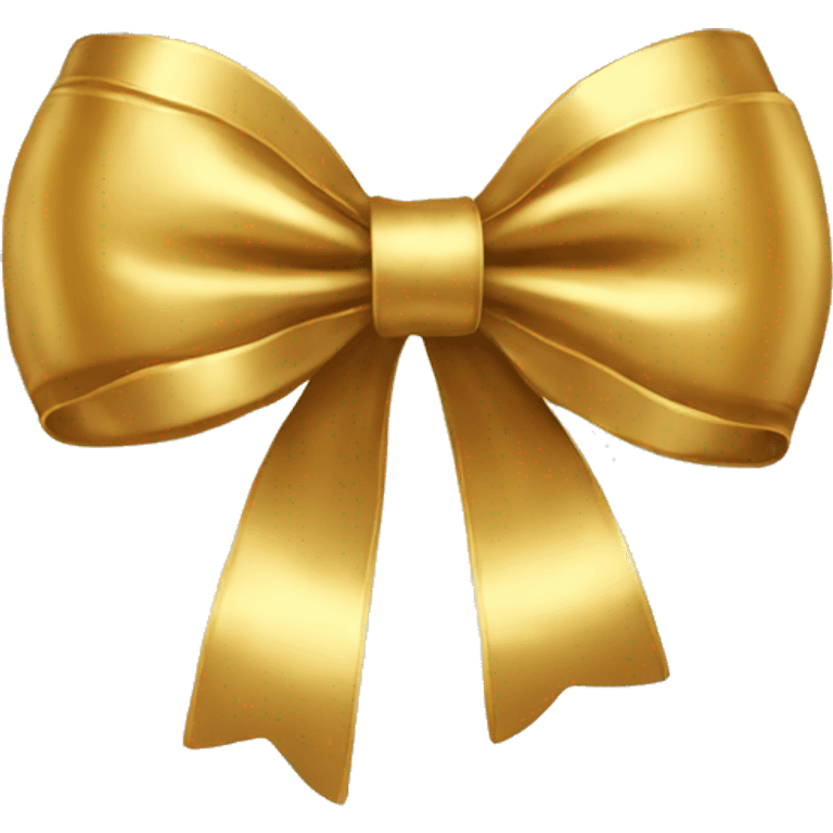 gold bow emoji