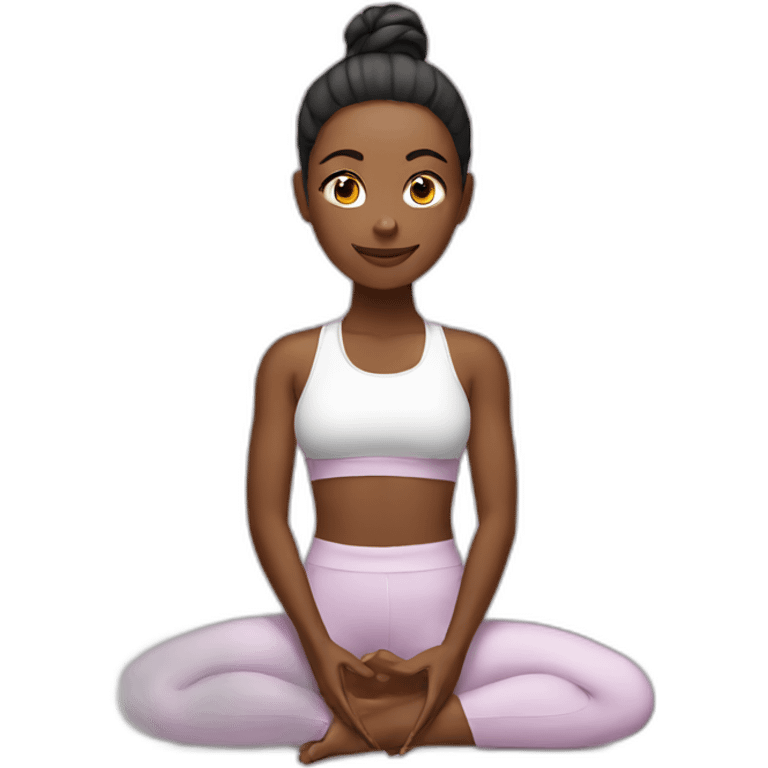 Hot Yoga girl emoji