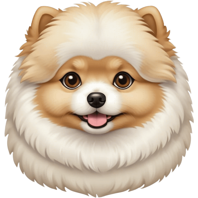 Pomeranian Bichon Frise emoji