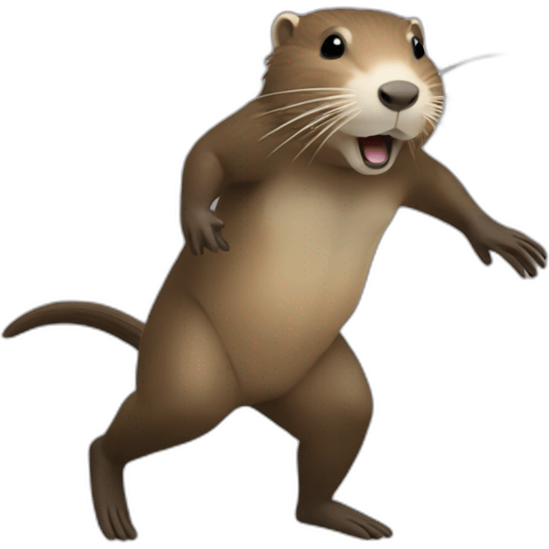 Nutria bailando emoji