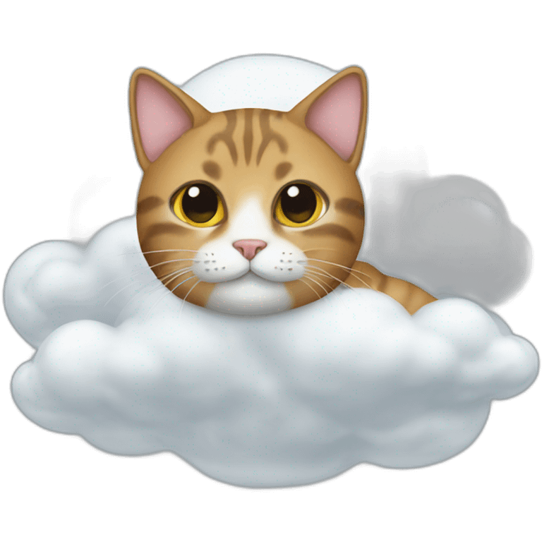 cat on cloud emoji