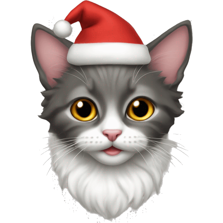 Santa’s kitten emoji