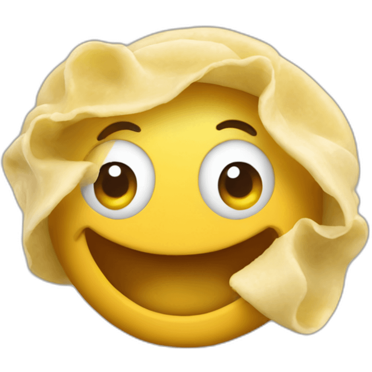 Happy tortellino emoji