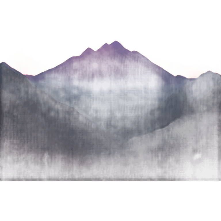 Sunset in the mountain emoji