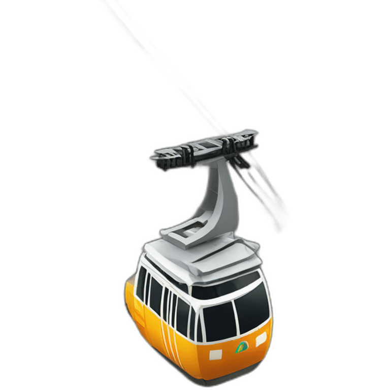 Bolivia mi teleferico cable car emoji