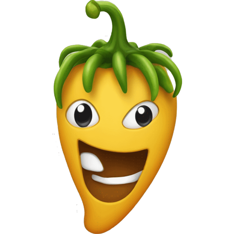 Een peper met vuur  emoji