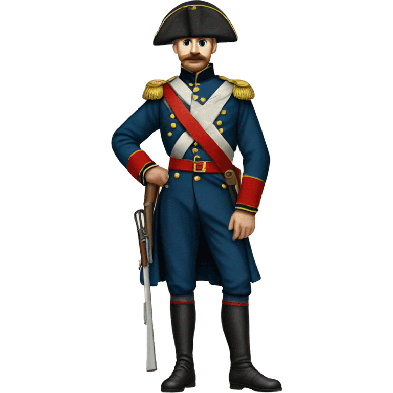 soldier in the Crimean War in full height emoji