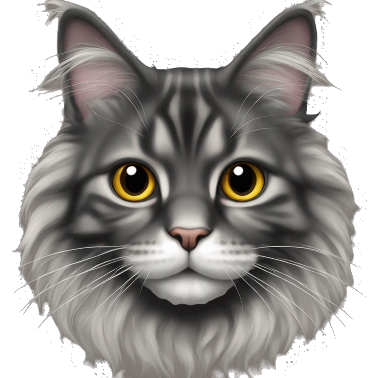 maine coon black emoji