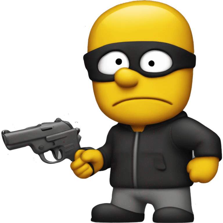 robber simpson emoji