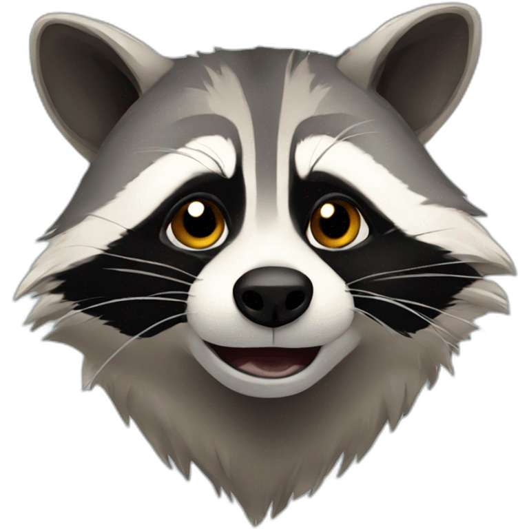 ill raccoon emoji