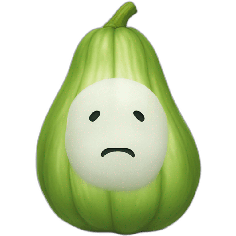 chayote no face emoji