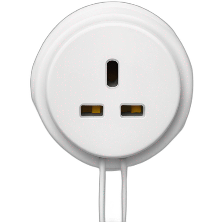 socket plug white emoji