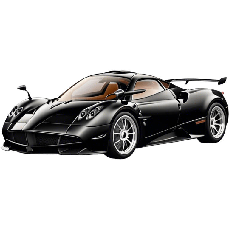 Pagani Huayra - Pagani (Model Year: 2022) (Iconic colour: Black) emoji