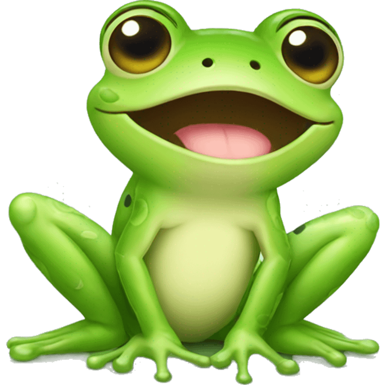 Little cute Frog emoji