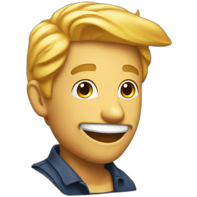 donald trupm with smile face emoji