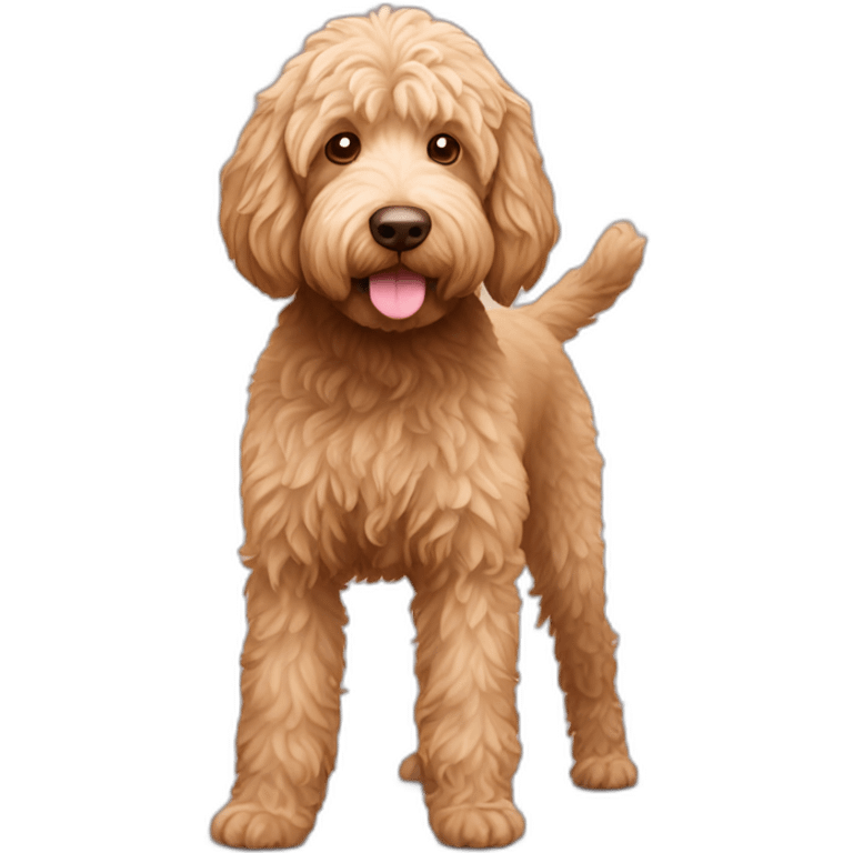 labradoodle with legs emoji