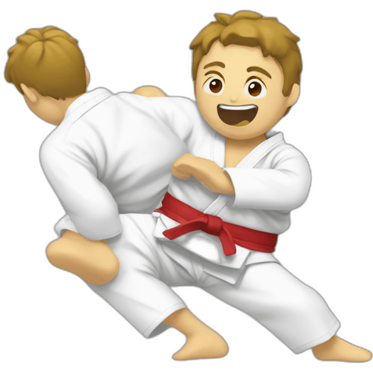 Judo competition  emoji