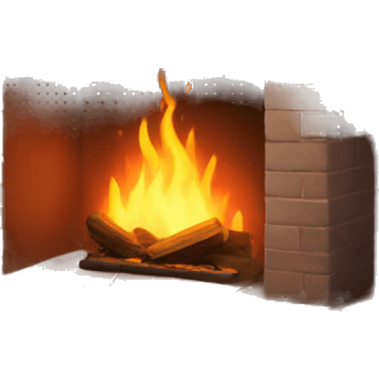 Cozy fireplace emoji