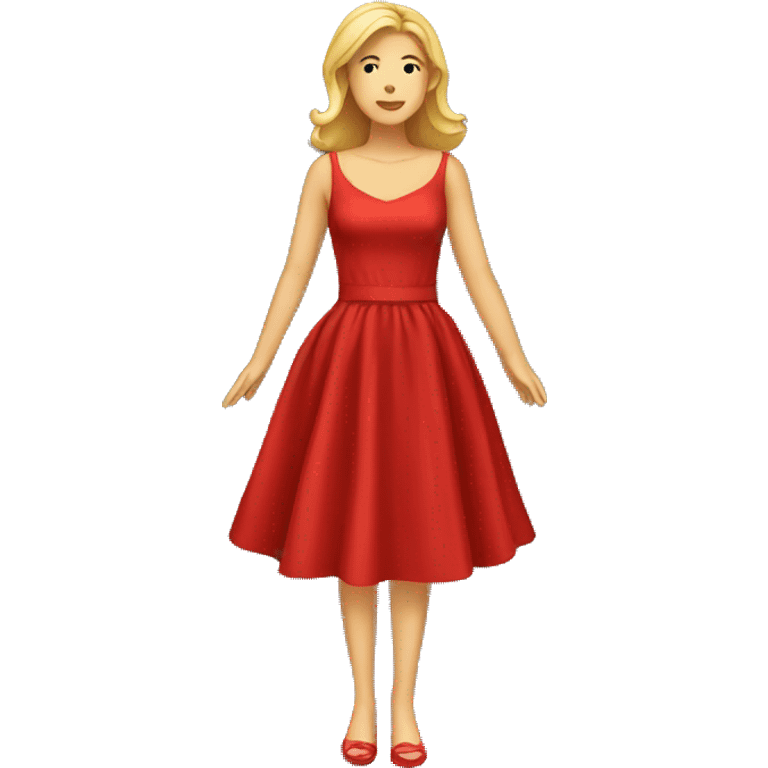 red dress emoji