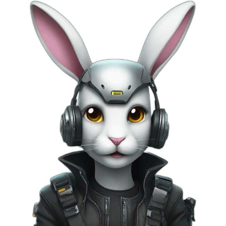 cyberpunk-rabbit emoji