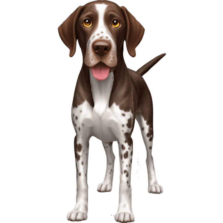 German Shorthaired Pointer Dog Breed Full Body emoji