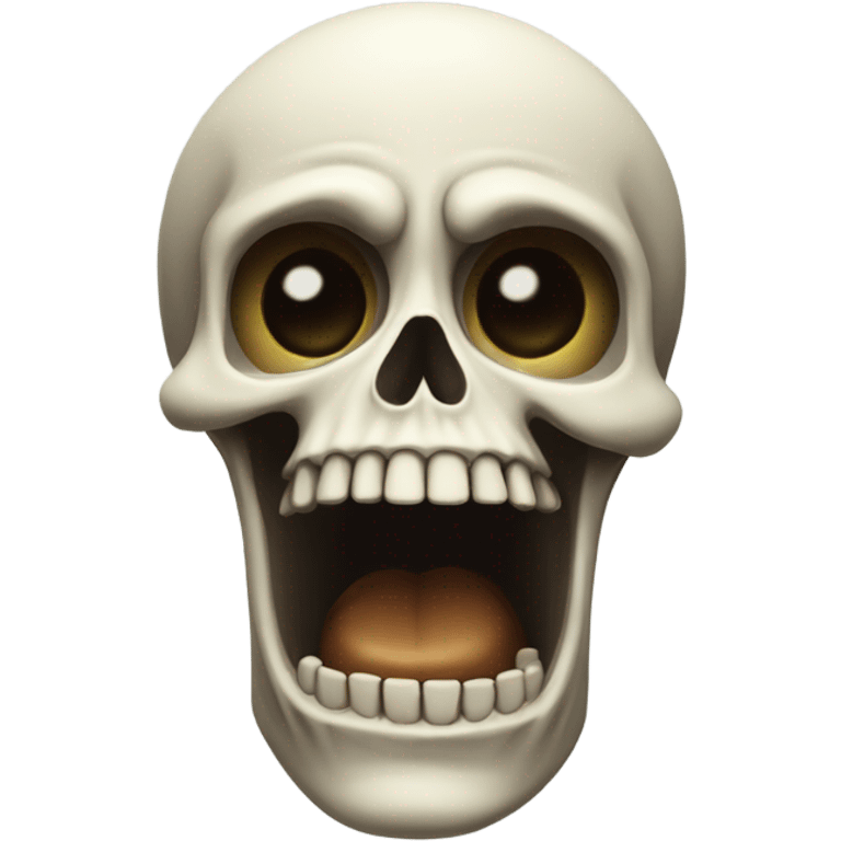 Skeleton had 🤯 emoji