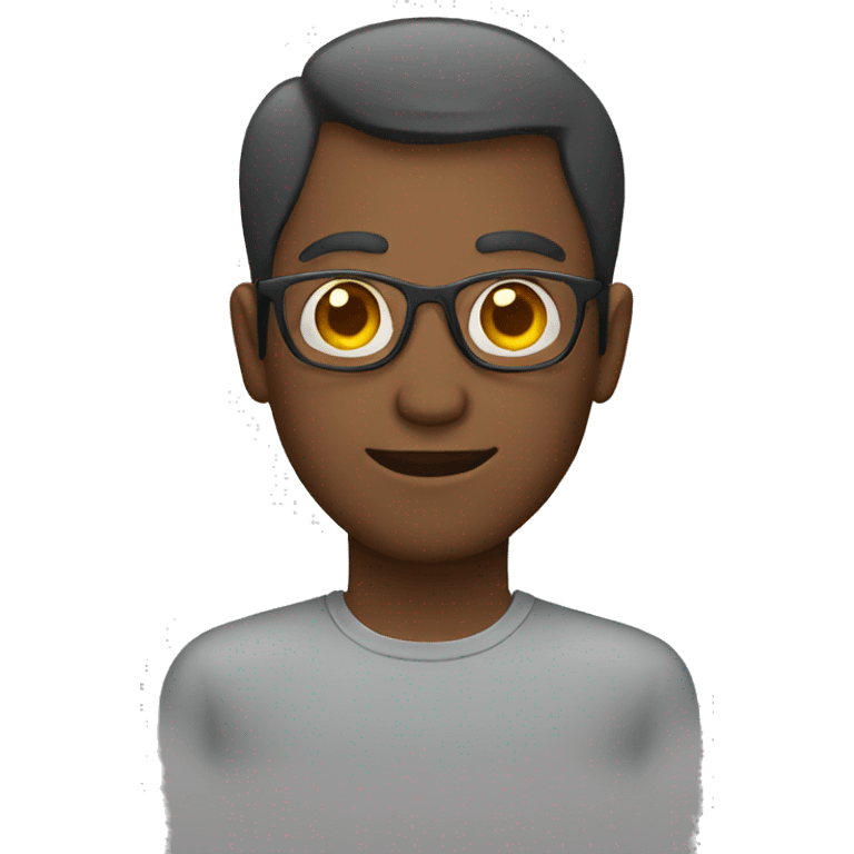 Man with eyeglass emoji