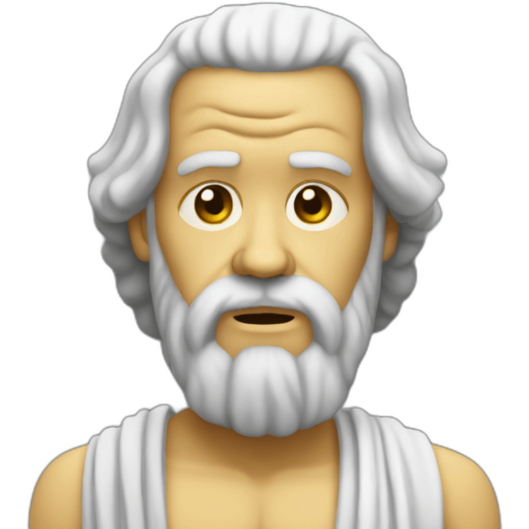 Socrates sad emoji