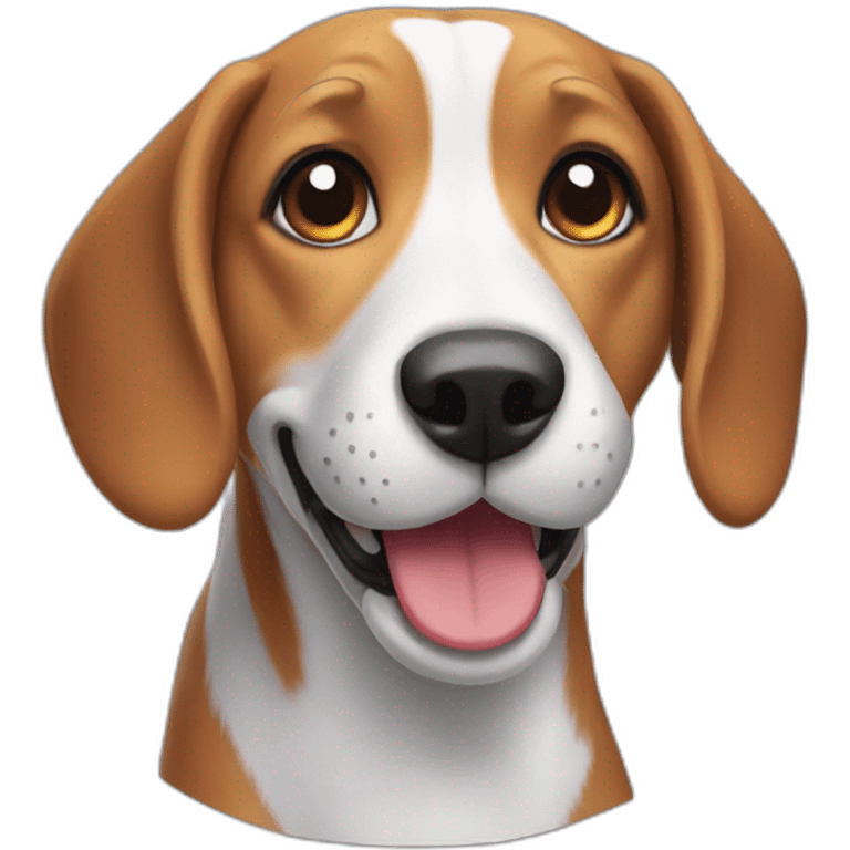 smiling beagle emoji