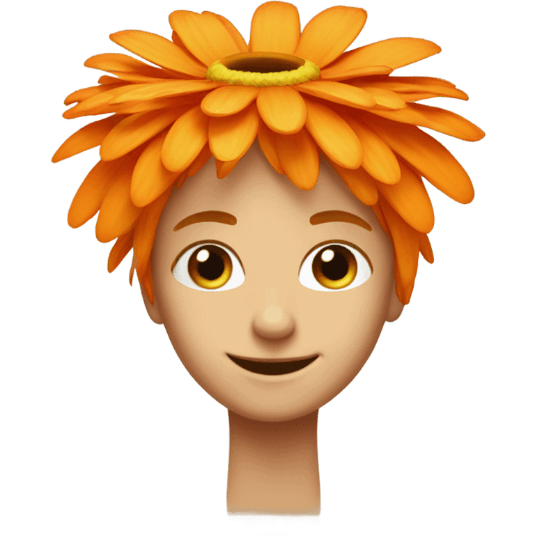 daisy with orange hair  emoji